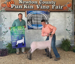 Grand Champion Market Lamb 2023 NW Indiana Futurity